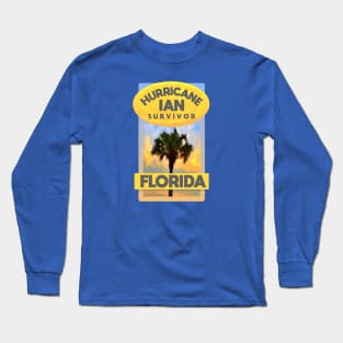 Hurricane Ian Survivor Florida Long Sleeve T-Shirt